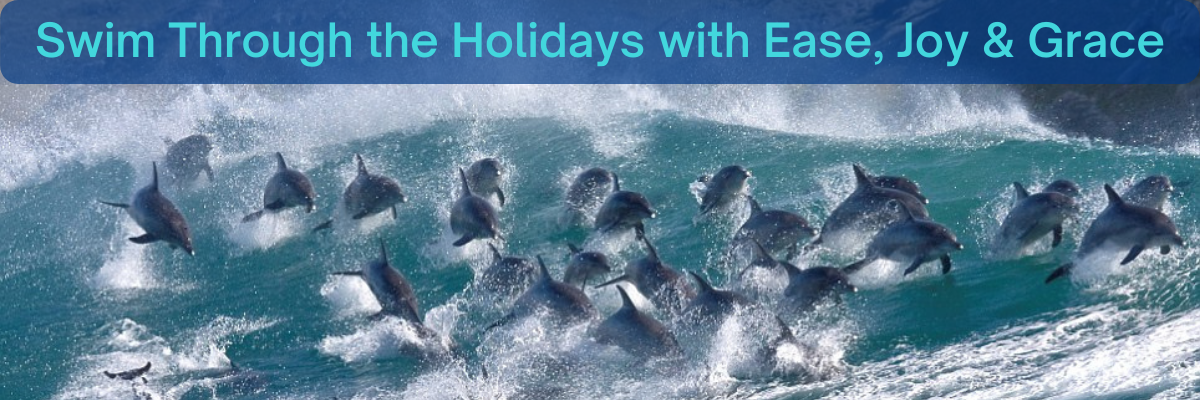 Swim Through the Holidays with Ease, Joy & Grace banner